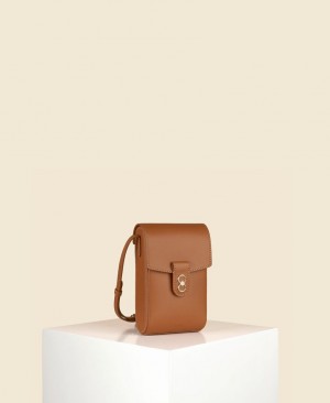 Cafuné Trunk Box Crossbody Taske Dame Brune | MFZ777RO