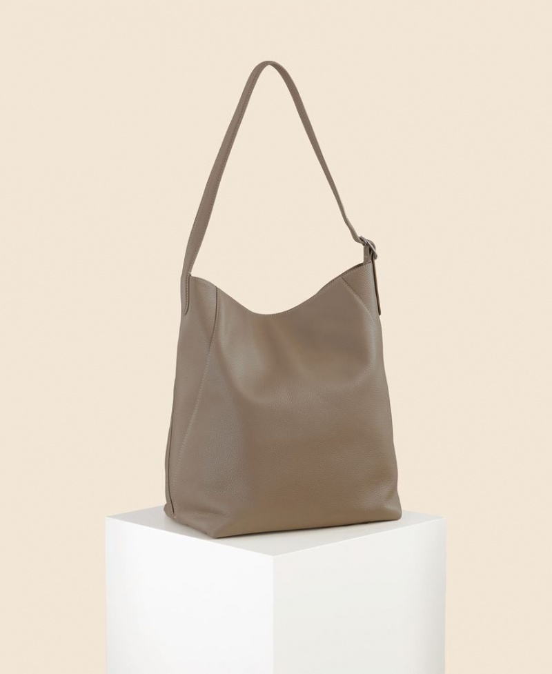 Cafuné Drop Hobo Muleposer Dame Grå Brune | OVB11XT