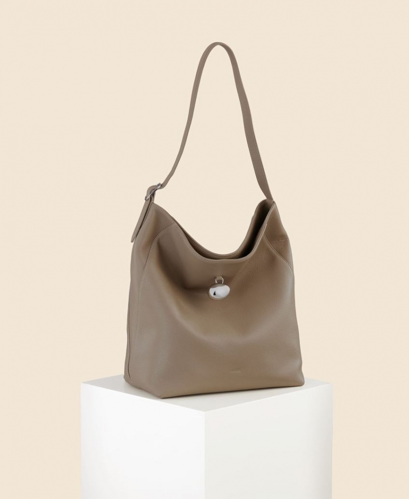 Cafuné Drop Hobo Muleposer Dame Grå Brune | OVB11XT