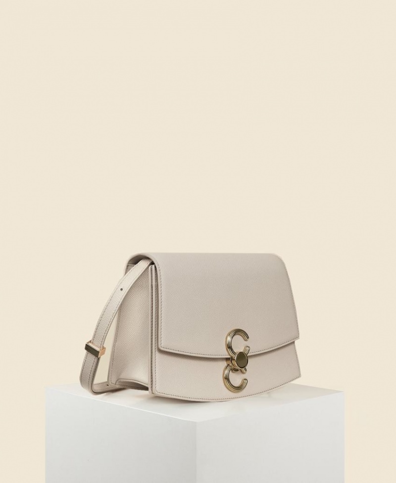 Cafuné Pendulum Bag Skuldertasker Dame Beige | ILW3093VU